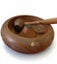 Maori Carved Nut Cracker Bowl With Mallet Carousel 1