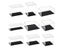 Clear Acrylic Display Case Box Dustproof Storage Countertop Box Protection Carousel 3