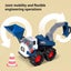 Toys for Kids Ages 4-8 Large Simulation Engineering Vehicle Excavator Bulldoz Carousel 5