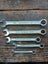 Sidchrome BSW Whitworth spanners. Carousel 1