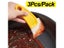 3Pcs Kitchen Scraper Oil Stain Cleaning Silicone Spatula Cake Baking Pastry Carousel 3