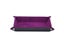 Rectangle Storage Tray PU Leather Velvet Folding Dice Tray Table Games Key Carousel 1