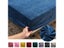 Solid Stretch Velvet Fabric Fitted Sheet Soft Elastic Bedspread Mattress Cover Carousel 3