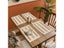 4PCS Boho Placemats Farmhouse Placemat With Tassels For Table Decor Rustic Carousel 4