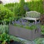 Fabric Raised Garden Bed Rectangle Breathable Planting Container Bag Gray 60X Carousel 4