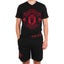 Manchester United FC Mens Crest Short Pyjama Set Carousel 1