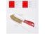 Multi-function Tool Wire Brush Copper Plated (Stainless Steel Brush 1PCS) Long Carousel 7