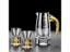 24K Gold Foil Crystal Vodka Spirit Sake Wine Decanter Shot Glass Set Still Carousel 4