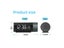 Projection Digital Alarm Clock With 180° Rotatable Projector Clear LED Carousel 7