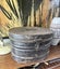 Vintage Metal hat box lidded large . 41cm Carousel 1