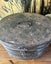 Vintage Metal hat box lidded large . 41cm Carousel 3