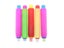 5 Pieces Of Healthy And Non-toxic Chalk Holder Free 5 Pieces Of Colored Chalk Carousel 3