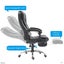 The Ultimate 8-Point Massage System Office Chair with Footrest | UT-C418A Carousel 4