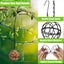 4 Pack Suet Ball Bird Feeder Set Metal Bird Feeding Station Kit with Hanging Carousel 4