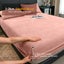 Queen Size 3 Piece Plush Sheet Set - Comfy Breathable Velvet Sheets - Hotel L Carousel 5
