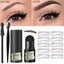 Eyebrow Stamp Eye Brow Shapeing Stencil Kit Carousel 2