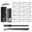 Eyebrow Stamp Eye Brow Shapeing Stencil Kit Carousel 3