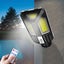 Solar Street 3 COB Lights Outdoor, Remote Control Wireless IP65 Motion Sensor Carousel 1