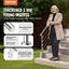 Vevor 59In Handrails For Outdoor Steps Crossbars Staircase Porch Deck White Carousel 3