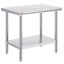 Vevor 910X610mm Stainless Steel Kitchen Bench Commercial Work Food Prep Table Carousel 1