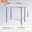 Vevor 910X610mm Stainless Steel Kitchen Bench Commercial Work Food Prep Table Carousel 6