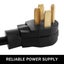 Vevor 50Ft Amp Rv Power Cord Durable Heavy Duty Extension Copper Wire Supply Cab Carousel 3