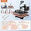 Vevor 1400W Heat Press Machine 8 In Sublimation Steel Frame Presses With Tempera Carousel 2
