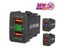 QC3.0 Dual Port Toma Fast Phone 12V Charger With LED Voltmeter Car USB Built-in Carousel 3