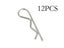 Carbon Steel Spring R Type Cotter Pin Retaining Clips R-shaped Pin Clamp Hair Carousel 5