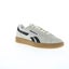 Reebok Club C Grounds UK Mens Beige Suede Lace Up Lifestyle Sneakers Shoes Carousel 1
