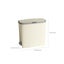 Home Use Press-Top Flip-Lid Trash Can - Space-Saving Storage Bin For Kitchen Carousel 3