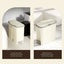 Home Use Press-Top Flip-Lid Trash Can - Space-Saving Storage Bin For Kitchen Carousel 7
