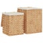 Vida Xl Vidaxl Laundry Baskets 2 Pcs Water Hyacinth Carousel 1