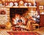 Collection D'Art Tapestry Canvas 50X60 Warm By The Fire Carousel 1