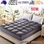 5Cm Bedding Luxury Pillowtop Mattress Topper Pad Dust Mite Resistant Queen:153*2 Carousel 3