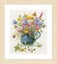 Lanarte Cross Stitch Kit - Flowers in vase Carousel 1