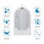 24X40-5pcs Hanging Garment Bag Lightweight Dust-Proof Suit Bags with Study Fu Carousel 3