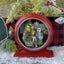 Idea-Ology Tim Holtz Curio Clock - Glossy Red -Christmas Carousel 4