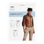 Simplicity Pattern 9087 Men's Steampunk Corset Vests BB (46-48-50-52) Carousel 1