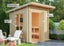 European NATURAL SOLID WOOD KITSET SAUNA includes heater and rocks Carousel 4