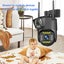 Dual Screen Wireless Monitor Camera, Outdoor Home Use,360 Degree Connection T Carousel 9