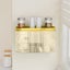 Wall-Mounted Three-in-one Plastic Storage Box, Waterproof Punch-free Kitchen Carousel 1