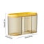 Wall-Mounted Three-in-one Plastic Storage Box, Waterproof Punch-free Kitchen Carousel 3