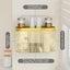 Wall-Mounted Three-in-one Plastic Storage Box, Waterproof Punch-free Kitchen Carousel 5