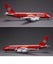 20cm Alloy with Landing Gear A380 Coca-Cola Custom Edition Aircraft Model Carousel 2