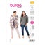 Burda Pattern 6034 Misses' Coat and Jacket A (18-20-22-24-26-28 (44-46-48-50-52 Carousel 1