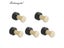 Brass Robe Hooks Clothes Hanger Household Small Decoration Rustproof Towel Hook Carousel 1