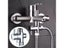G1/2 Inch Diverter Valve Three-way T-type Adapter For Shower Brass Faucet Carousel 4