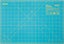 OLFA Gridded Cutting Mat 12" x 18" Aqua Carousel 1