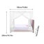 Large Square Mosquito Net Bed Canopy, Mosquito Netting for Bed, Bed Net, Mosq Carousel 3